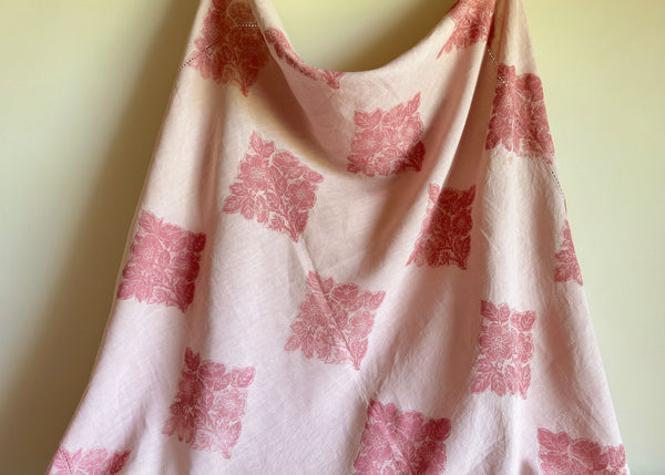 Wild Rose - Reworked Tablecloth