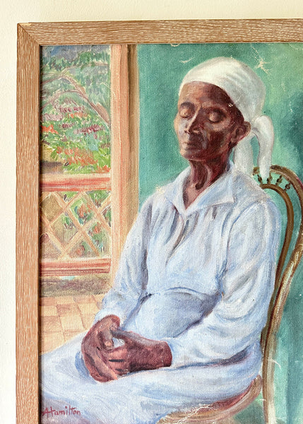 Modernist African Lady Portrait