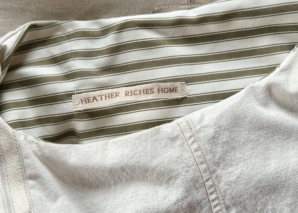 Adjustable Bow Shoulder Bag- Patchwork Linen