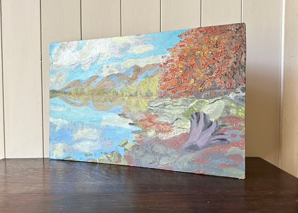 Modernist Style Landscape Oil Painting