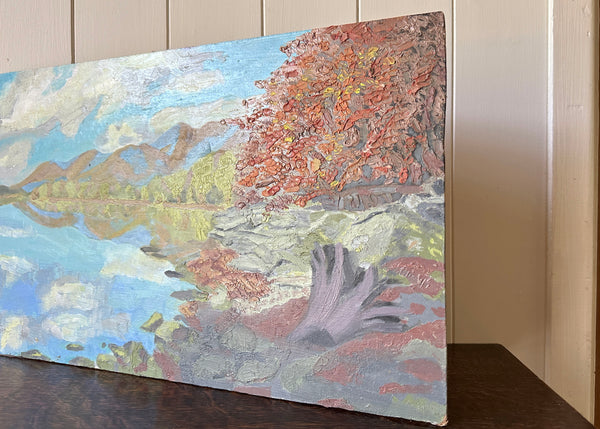 Modernist Style Landscape Oil Painting