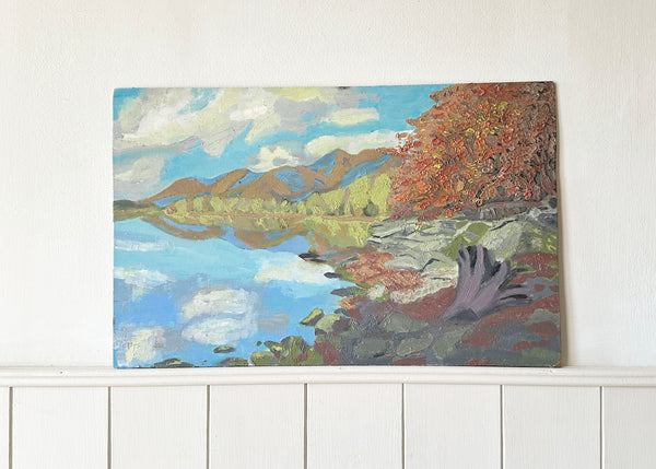 Modernist Style Landscape Oil Painting