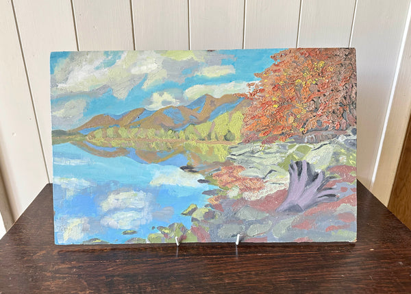 Modernist Style Landscape Oil Painting