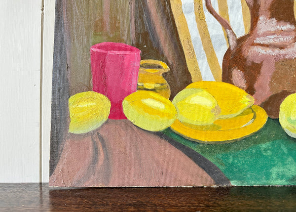 Lemons & Jug Modernist Painting