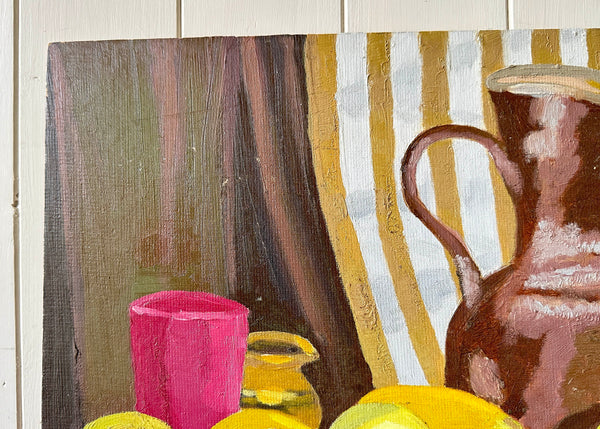 Lemons & Jug Modernist Painting