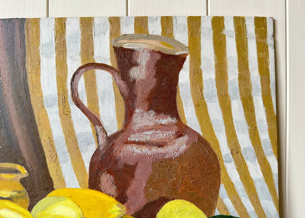 Lemons & Jug Modernist Painting