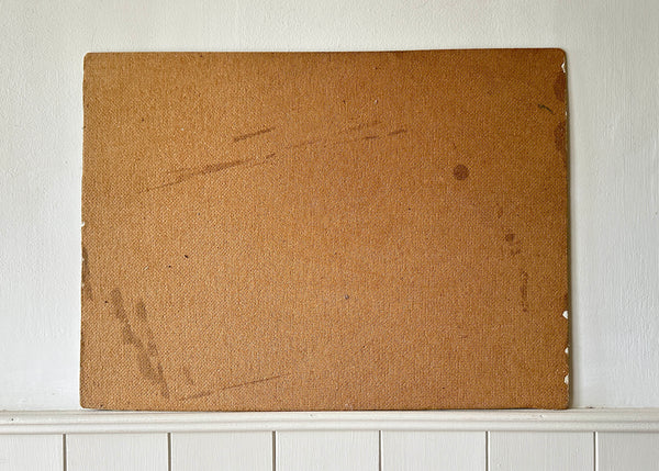 Modernist Tablescape Oil on Board