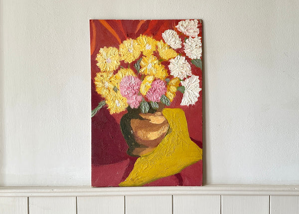 Vase of Flowers Still Life Painting