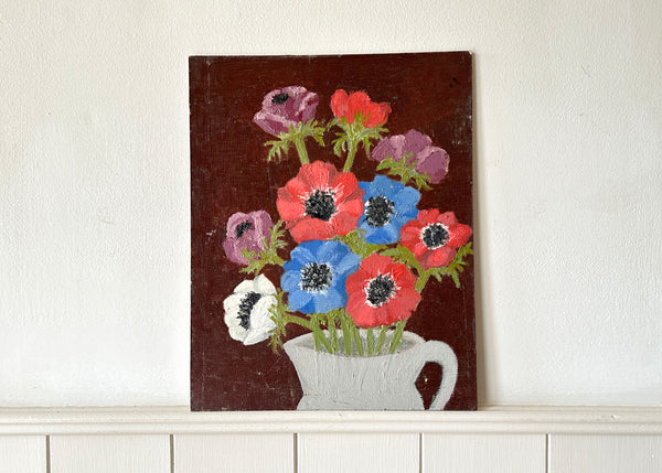 Anemone Flowers, Still Life Painting