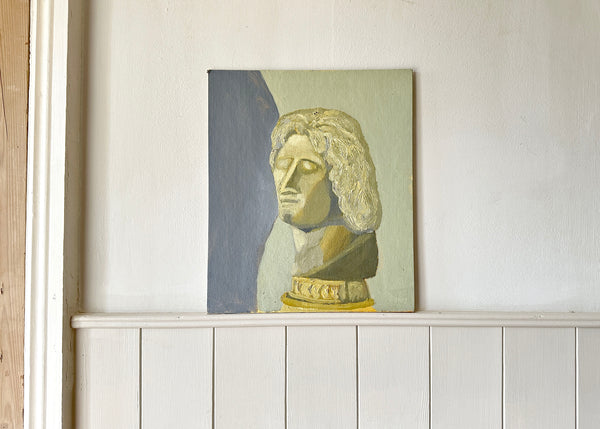 Modernist Roman Bust Painting