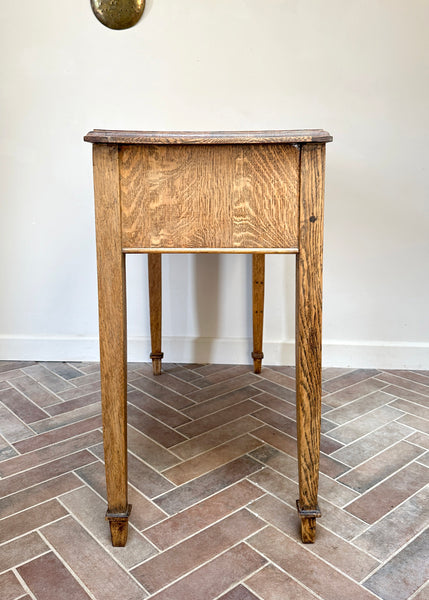 Tiger Oak Console Table