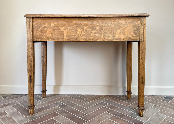Tiger Oak Console Table