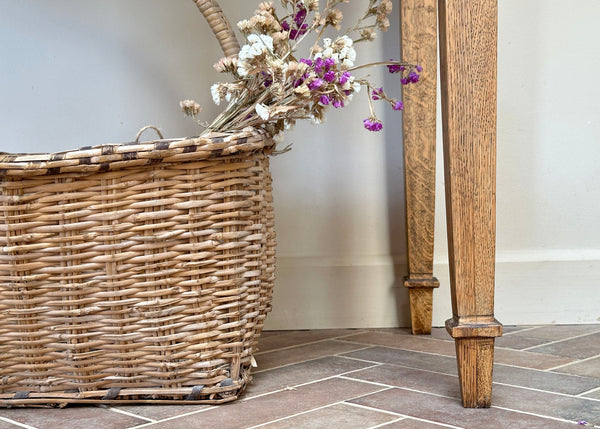 Tiger Oak Console Table