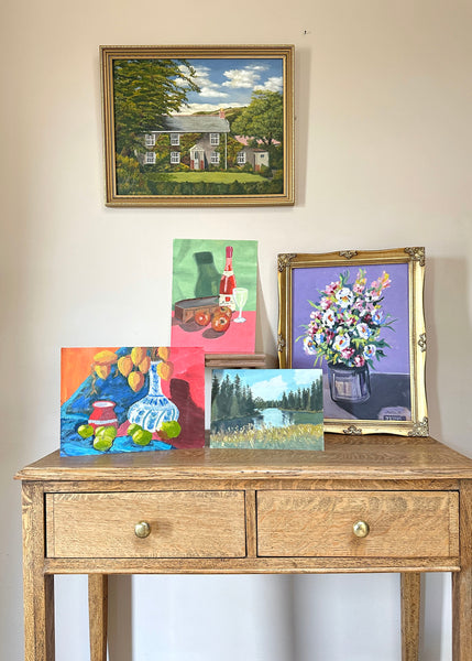 Still Life Table Scene Painting