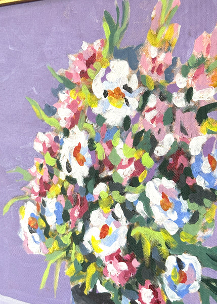 Expressionist Floral Oil Painting