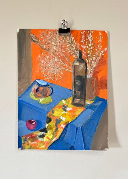 Vibrant Still Life Oil Painting