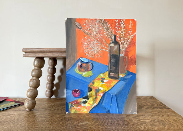 Vibrant Still Life Oil Painting