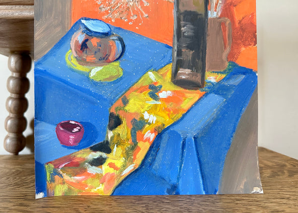 Vibrant Still Life Oil Painting