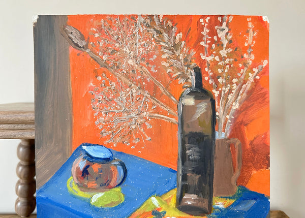 Vibrant Still Life Oil Painting