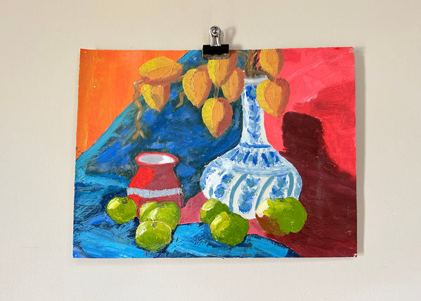 Expressionist Still Life Oil Painting