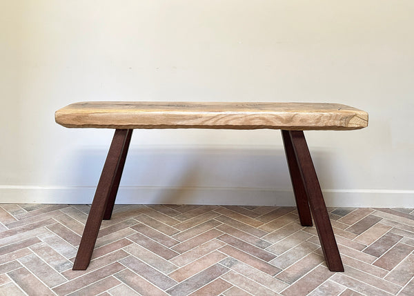 Jointed Oak Pig Bench