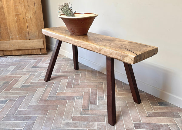Jointed Oak Pig Bench