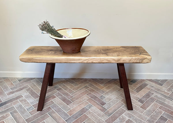 Jointed Oak Pig Bench
