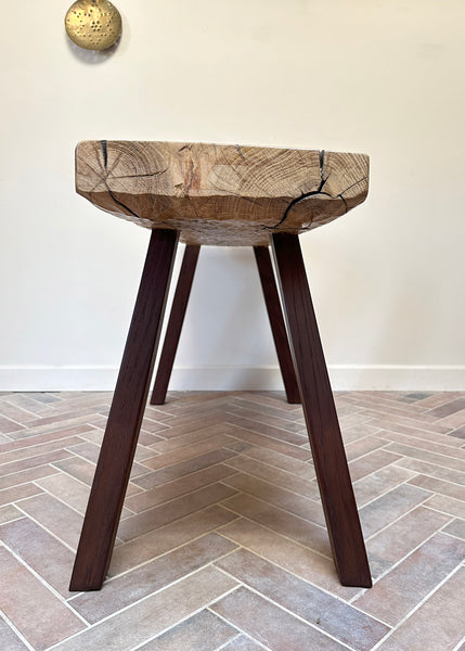 Jointed Oak Pig Bench