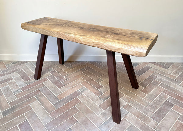 Jointed Oak Pig Bench
