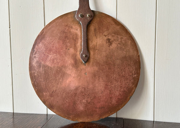 French Copper Pan Lid