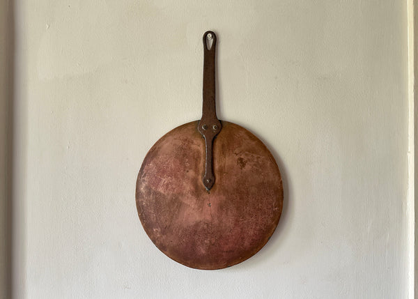 French Copper Pan Lid