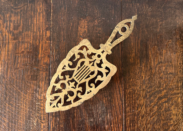Cast Brass Trivet