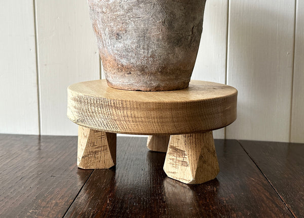Stubby Oak Foot Stool - Made by Alan