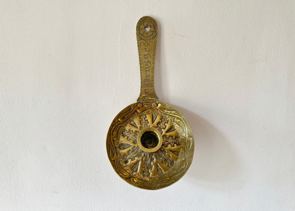 Brass Dutch Candle Holder