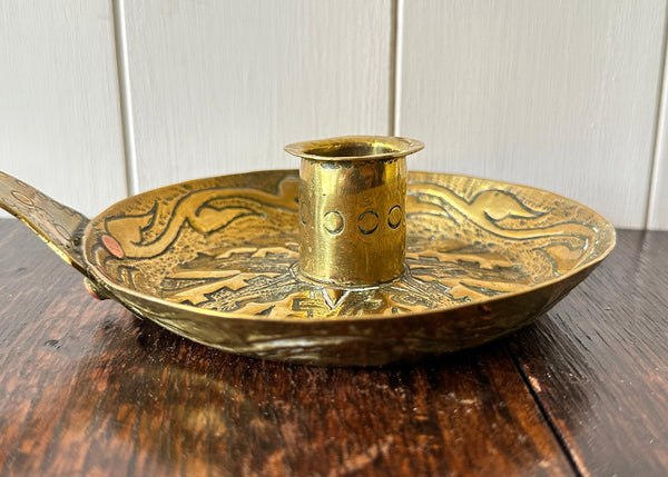 Brass Dutch Candle Holder