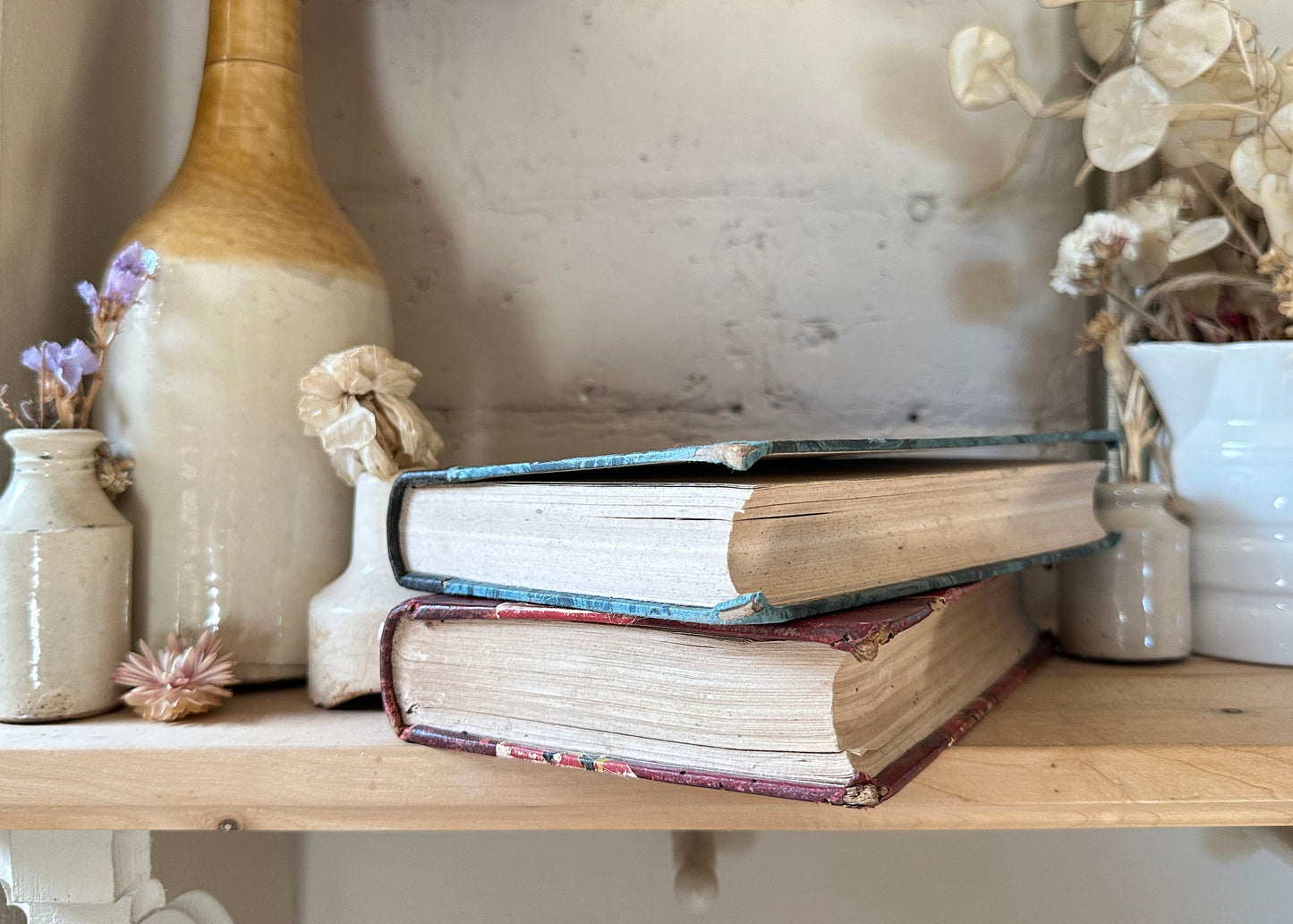 Pair of French Hardback Books