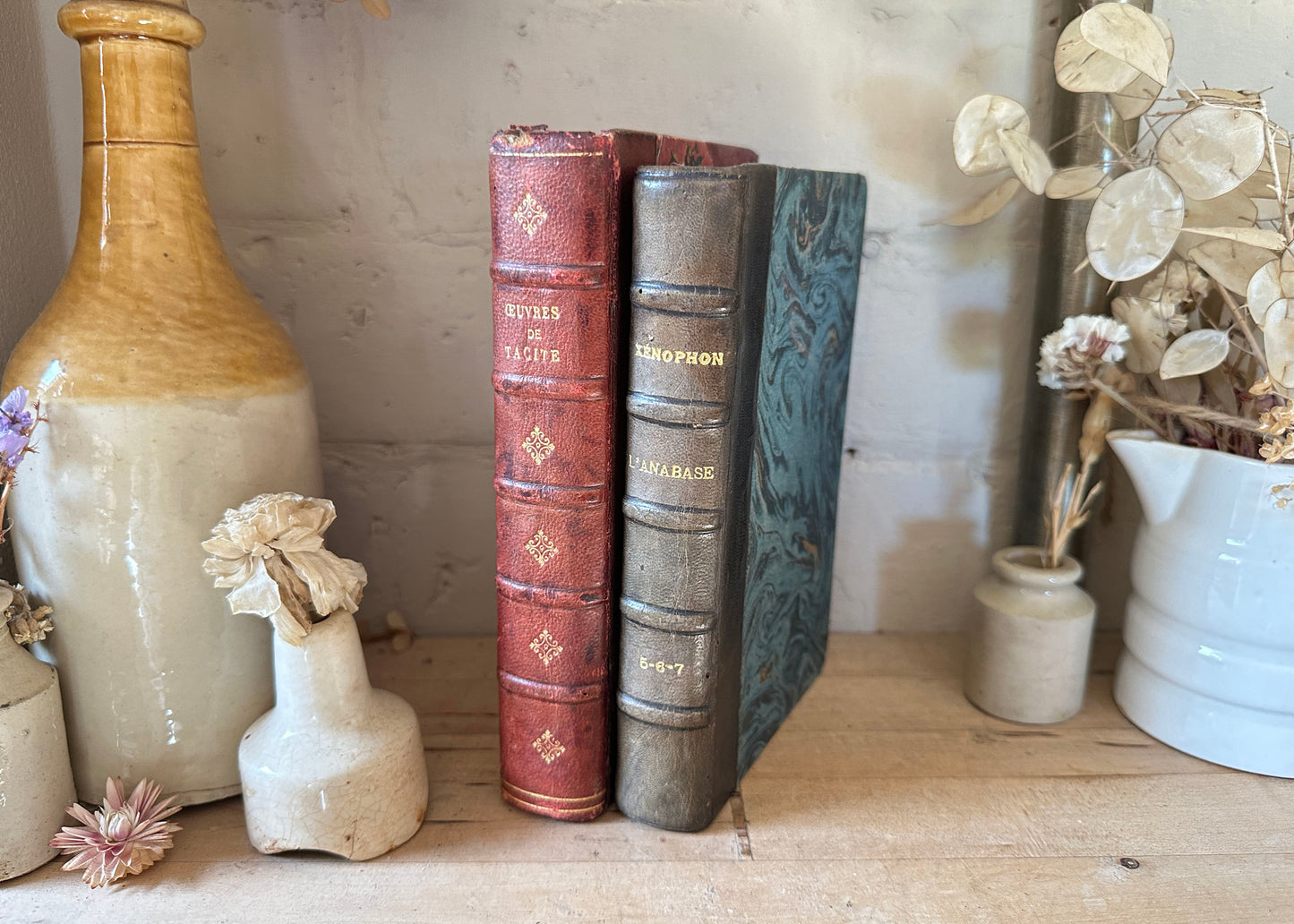 Pair of French Hardback Books