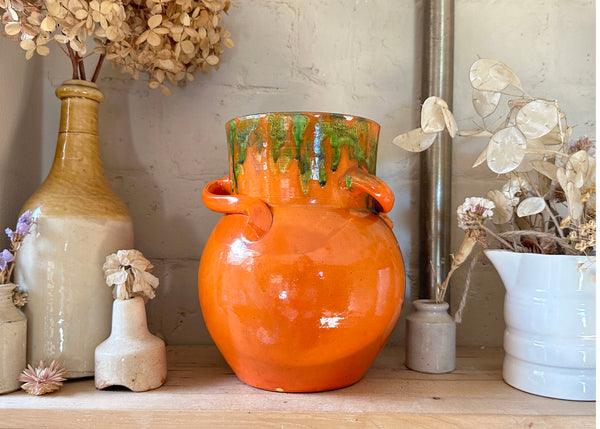 Handled French Slip Vase