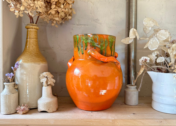 Handled French Slip Vase