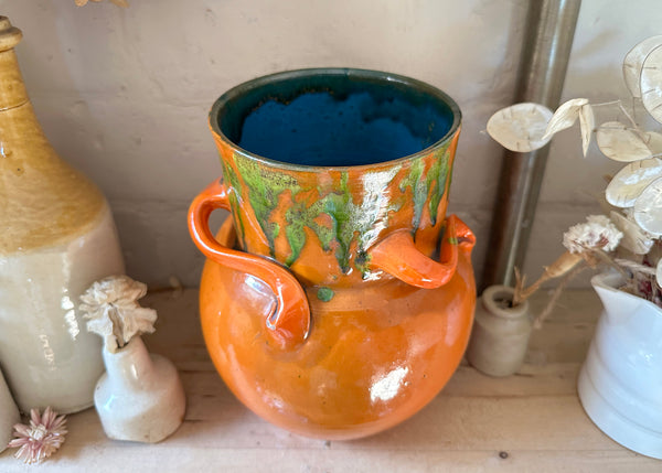 Handled French Slip Vase