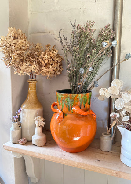 Handled French Slip Vase