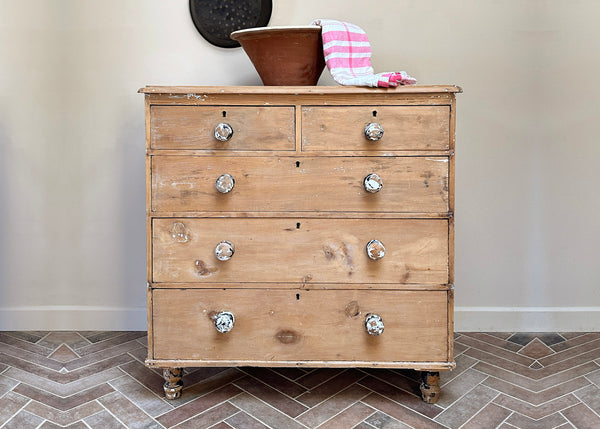 Victorian Pine Chest of Drawers