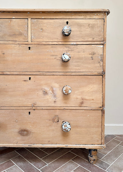 Victorian Pine Chest of Drawers