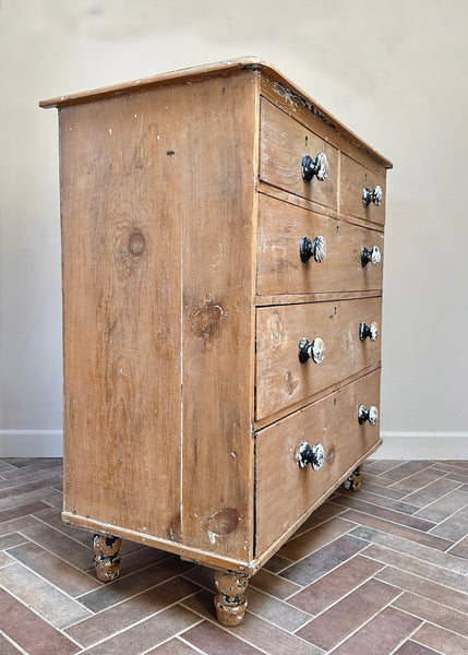 Victorian Pine Chest of Drawers