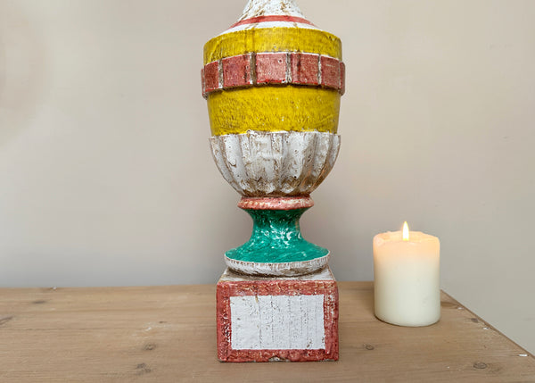 Painted Italian Candle Holder