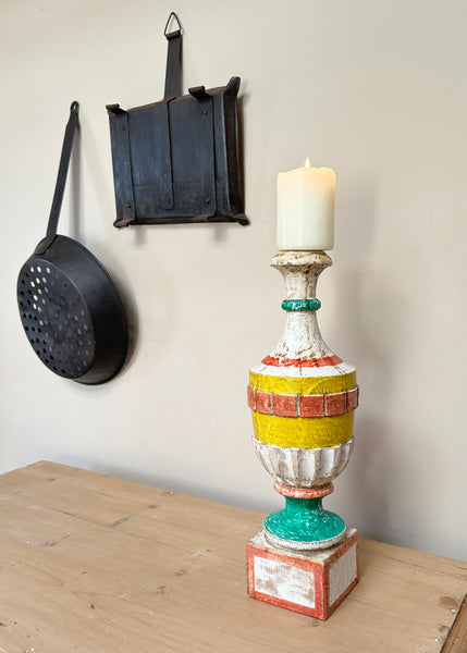 Painted Italian Candle Holder