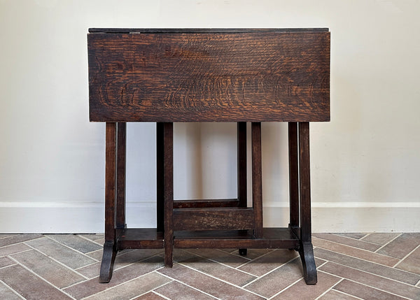 Oak Gate Leg Side Table