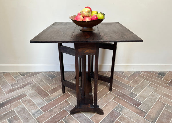 Oak Gate Leg Side Table