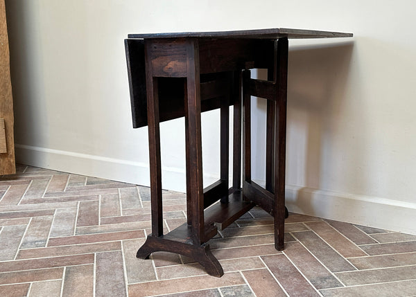 Oak Gate Leg Side Table