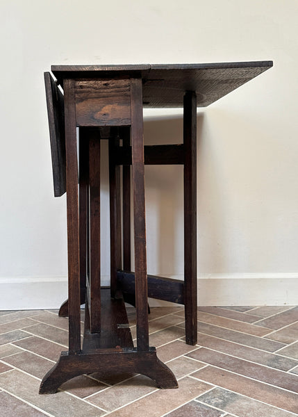 Oak Gate Leg Side Table
